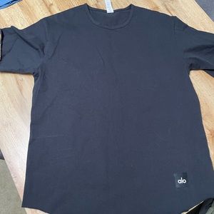 BLACK ALO T SHIRT